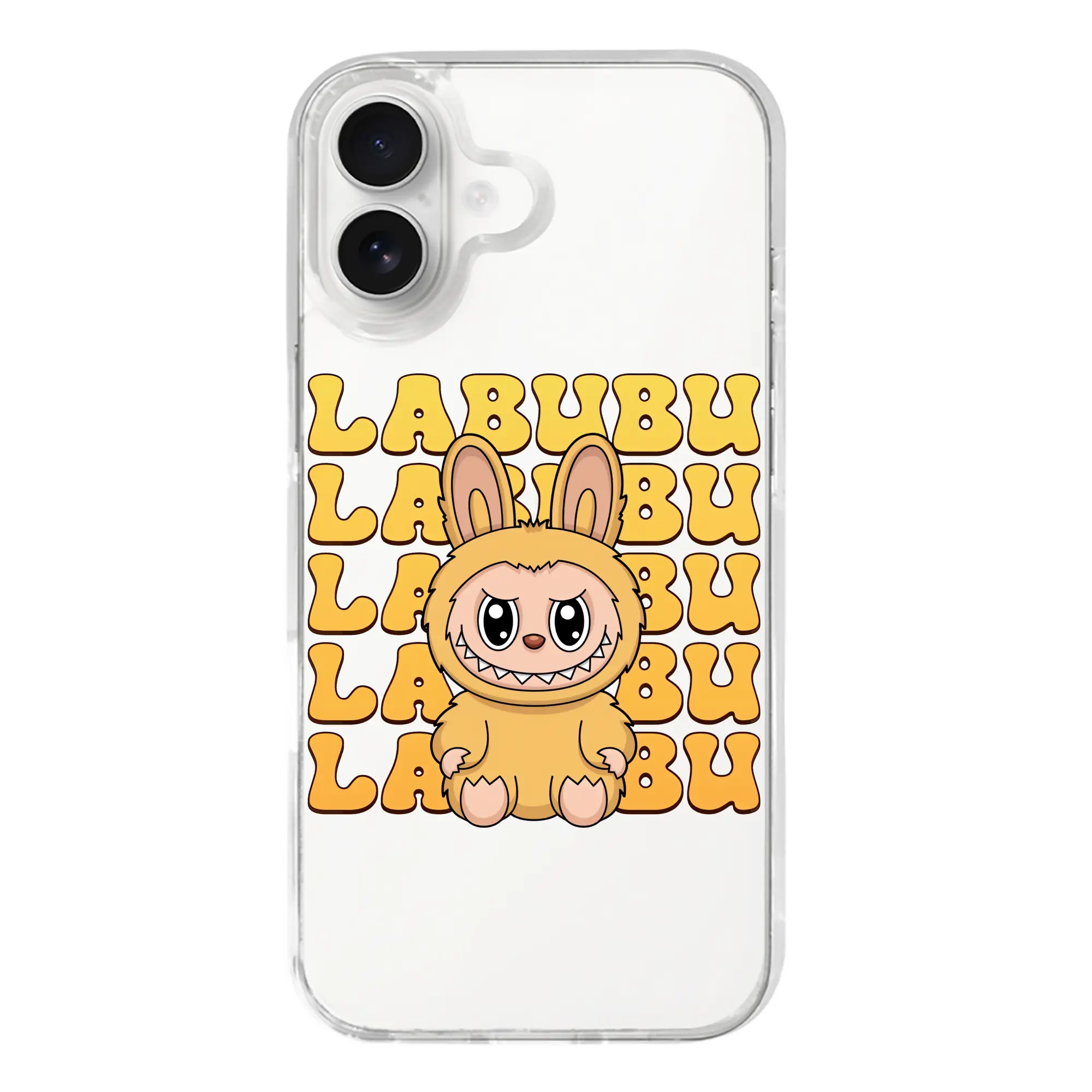 ラブブ グッズ ラブブ - iPhone 17シリーズ 透明スマホケース – 薄型・耐衝撃・精密フィット保護カバー